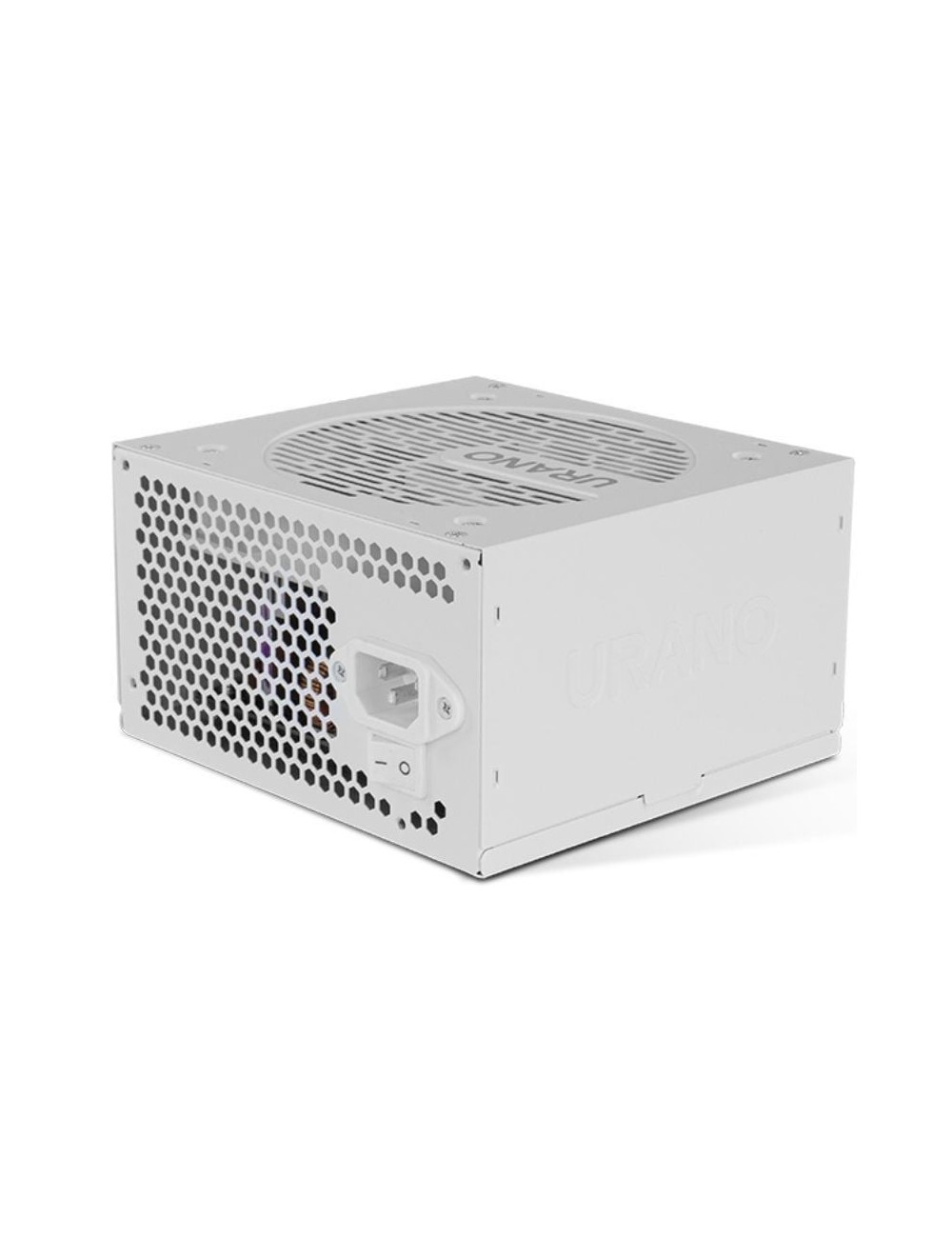 Fuente de Alimentación Nox Hummer Urano Pro White/ 550W/ Ventilador 12cm/ 80 Plus Bronze/ Blanca