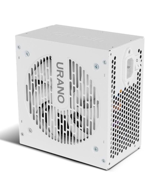 Fuente de Alimentación Nox Hummer Urano Pro White/ 550W/ Ventilador 12cm/ 80 Plus Bronze/ Blanca