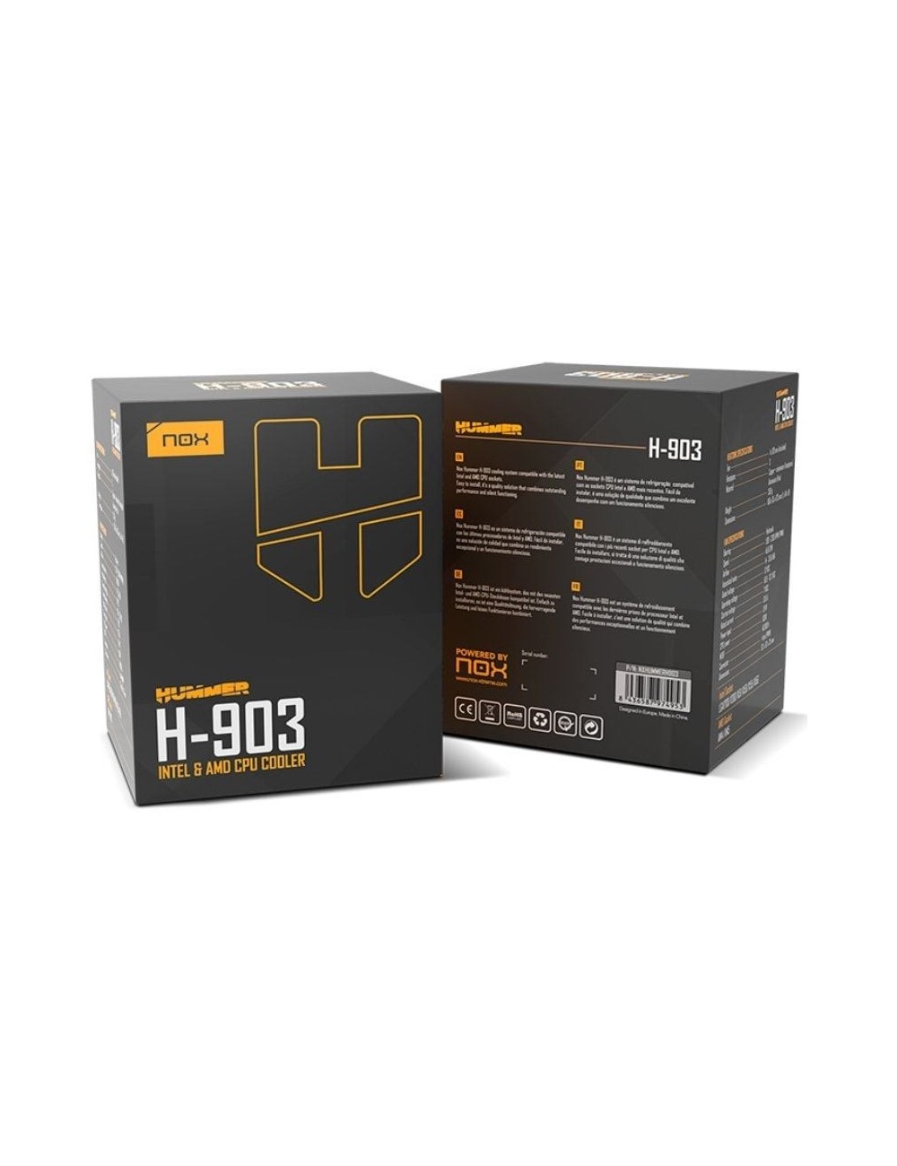 Ventilador con Disipador Nox Hummer H-903/ 9.2cm