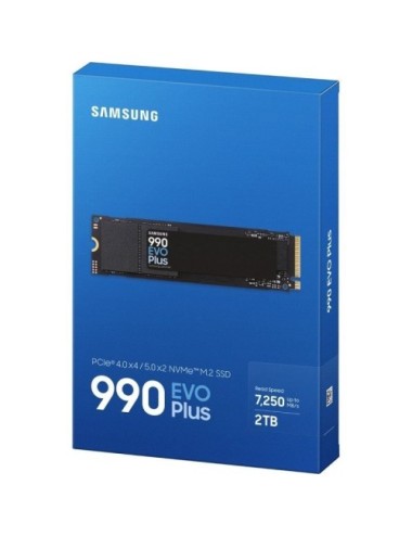 Disco SSD Samsung 990 EVO Plus 2TB/ M.2 2280 PCIe Gen5/ Compatible con PS5 y PC/ Full Capacity
