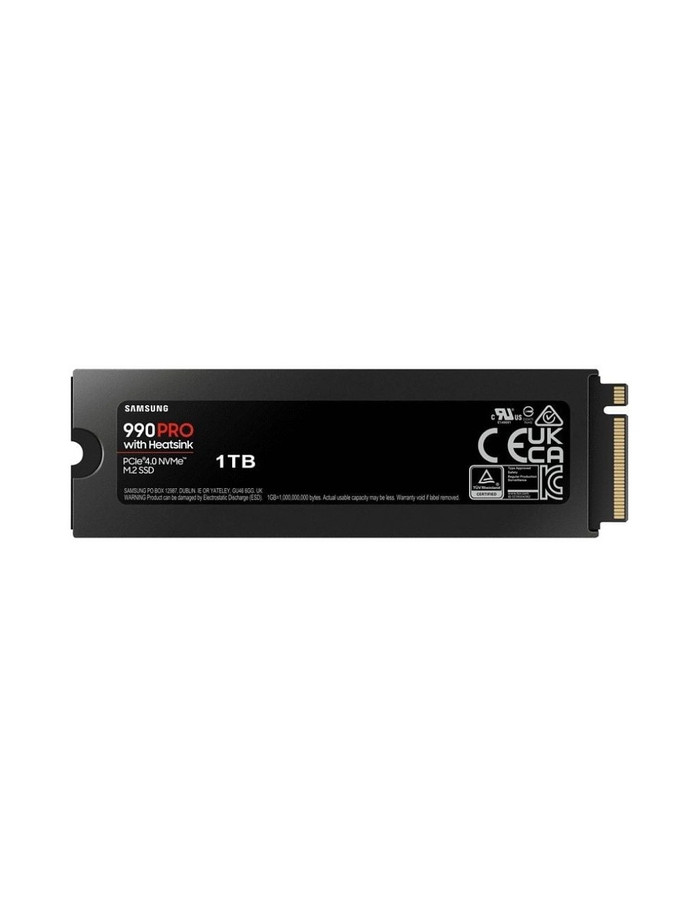 Disco SSD Samsung 990 PRO 1TB/ M.2 2280 PCIe Gen4/ con Disipador de Calor/ Compatible con PS5 y PC/ Full Capacity