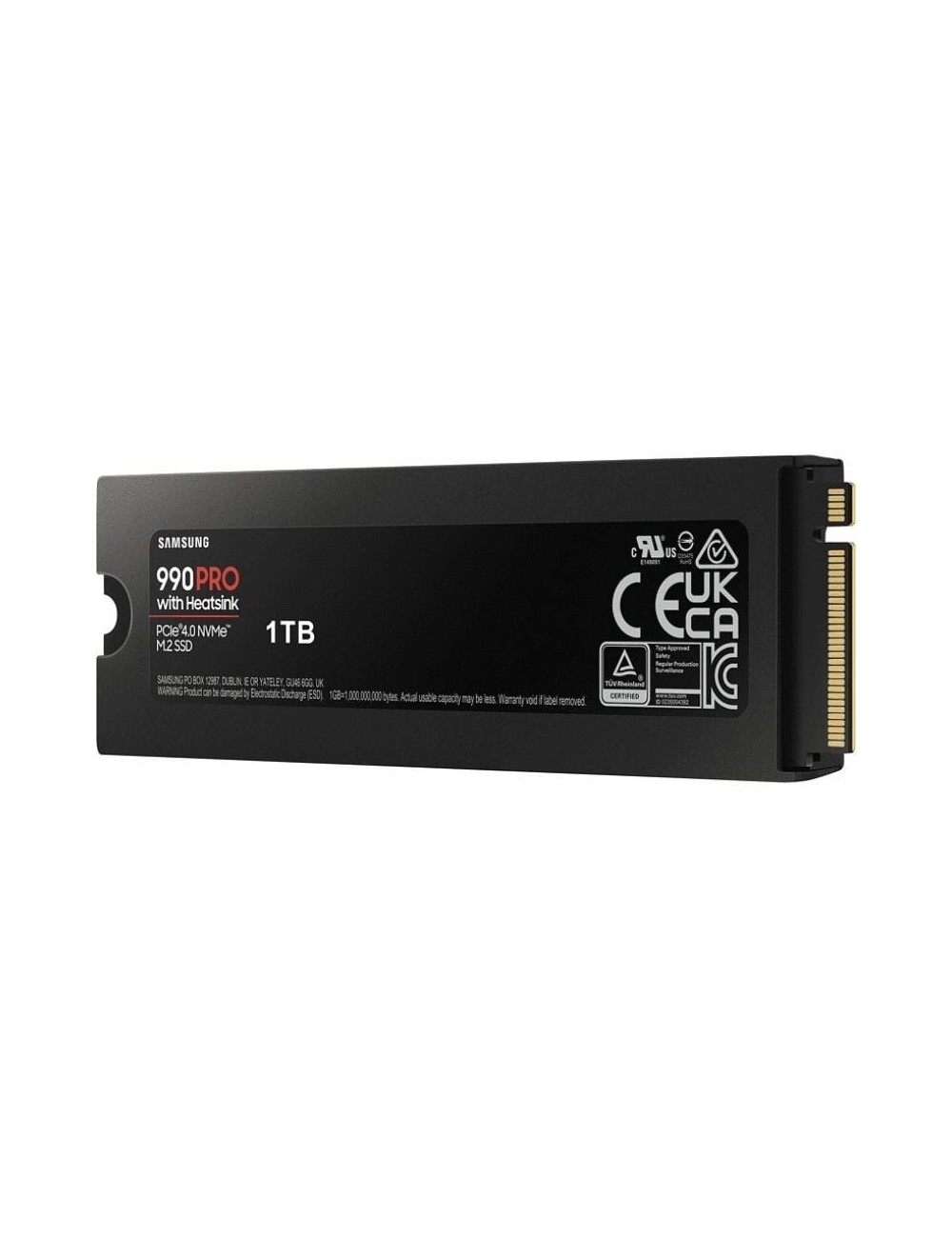Disco SSD Samsung 990 PRO 1TB/ M.2 2280 PCIe Gen4/ con Disipador de Calor/ Compatible con PS5 y PC/ Full Capacity