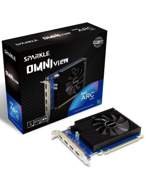 Tarjeta Gráfica Sparkle Intel Arc A310 Omni View/ 4GB GDDR6