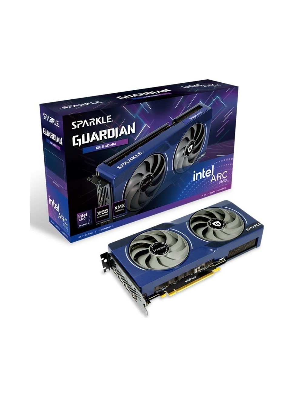 Tarjeta Gráfica Sparkle Intel Arc B580 Guardian/ 12GB GDDR6