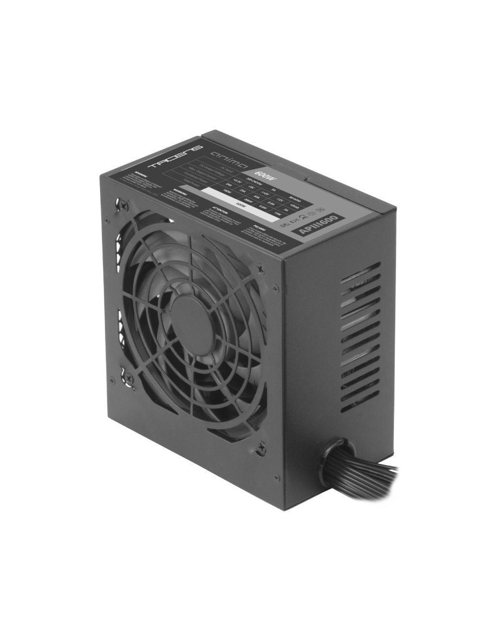 Fuente de Alimentación Anima APIII600/ 600W/ Ventilador 12cm