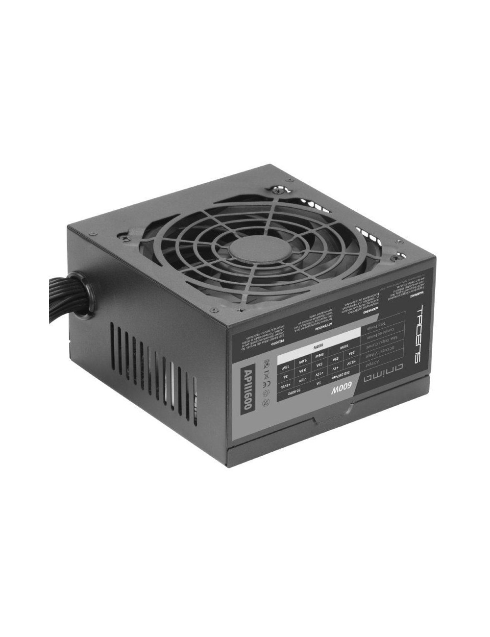 Fuente de Alimentación Anima APIII600/ 600W/ Ventilador 12cm