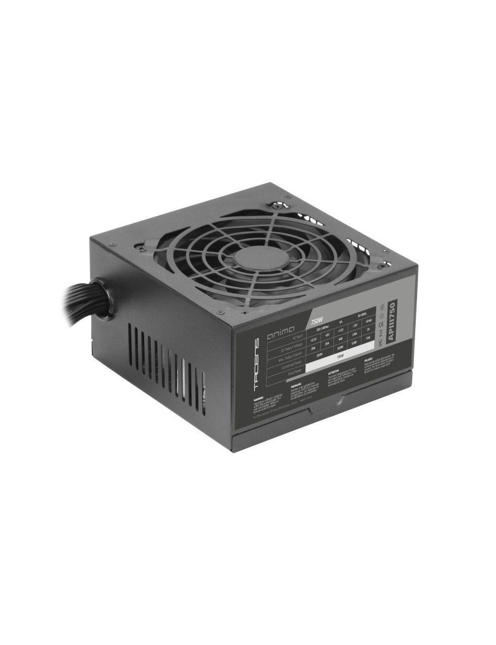 Fuente de Alimentación Anima APIII750/ 750W/ Ventilador 12cm