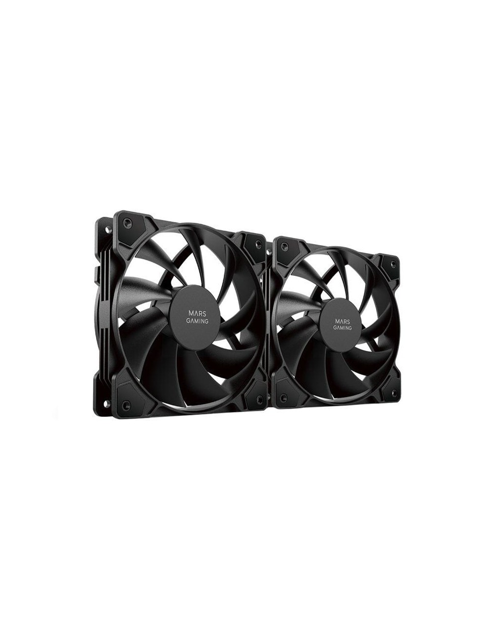 Pack 2 Ventiladores Mars Gaming MF-PWMX2/ 12cm