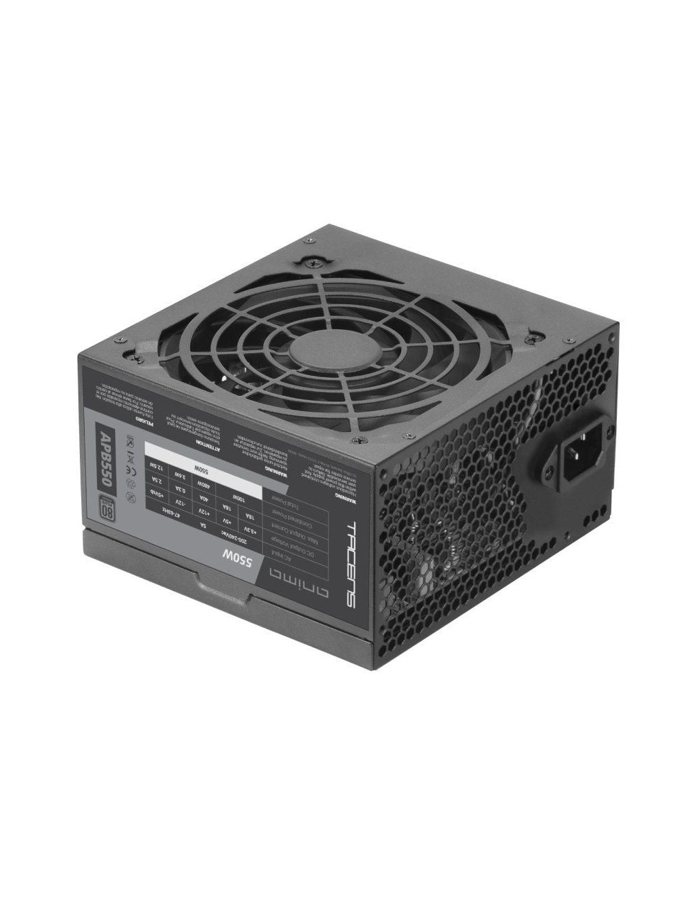 Fuente de Alimentación Anima APB550/ 550W/ Ventilador 12cm/ 80 Plus Bronze