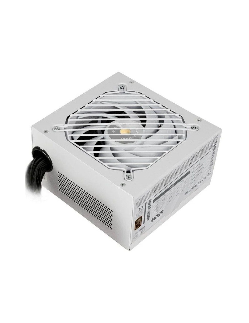 Fuente de Alimentación Mars Gaming MPB650SI/ 650W/ Ventilador 12cm/ 80 Plus Bronze/ Blanca