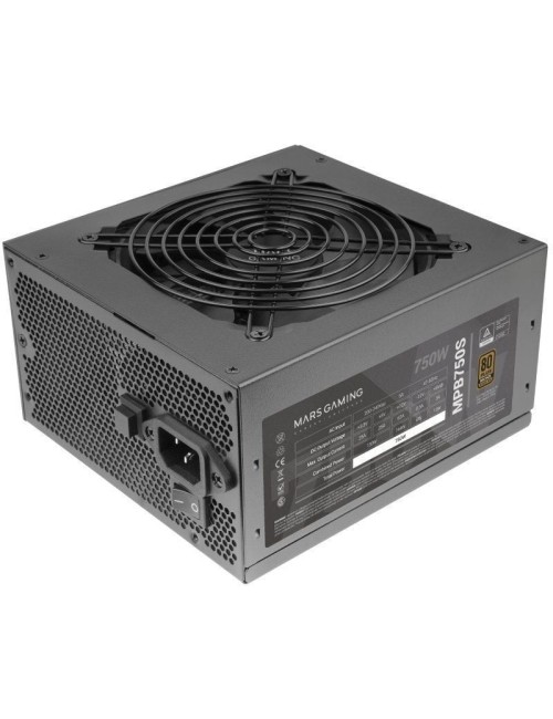 Fuente de Alimentación Mars Gaming MPB750S/ 750W/ Ventilador 12cm/ 80 Plus Bronze