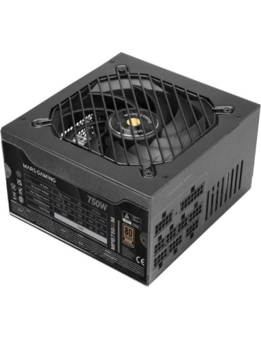Fuente de Alimentación Mars Gaming MPB750SIM/ 750W/ Ventilador 14cm/ 80 Plus Bronze