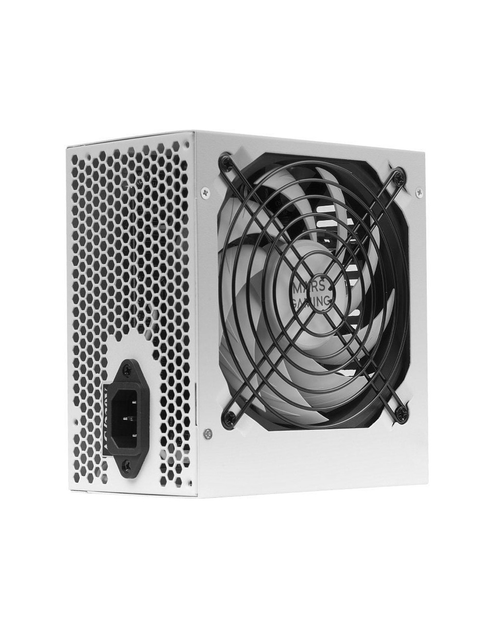 Fuente de Alimentación Mars Gaming MPIII650W/ 650W/ Ventilador 12cm/ Blanca