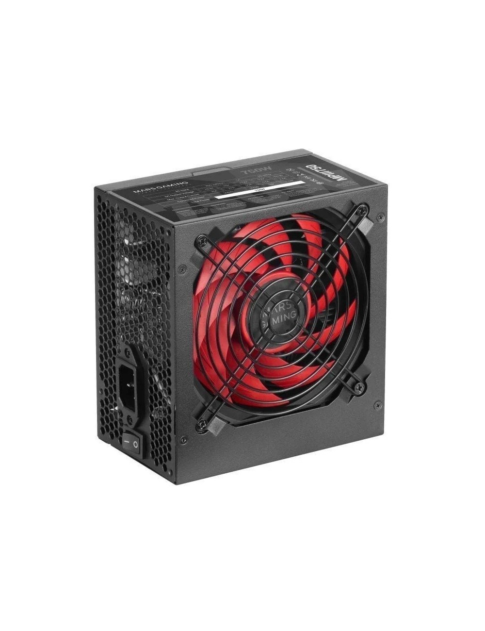 Fuente de Alimentación Mars Gaming MPIII750/ 750W/ Ventilador 12cm
