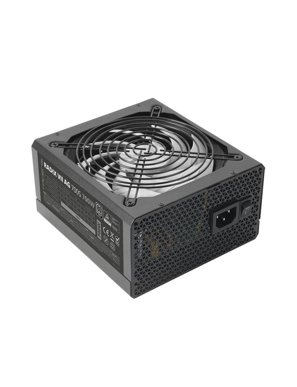 Fuente de Alimentación Tacens Radix VII AG 700S/ 700W/ Ventilador 14cm/ 80 Plus Silver