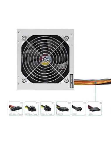 Fuente de Alimentación TooQ TQAPOLO-500SP/ 500W/ Ventilador 12cm