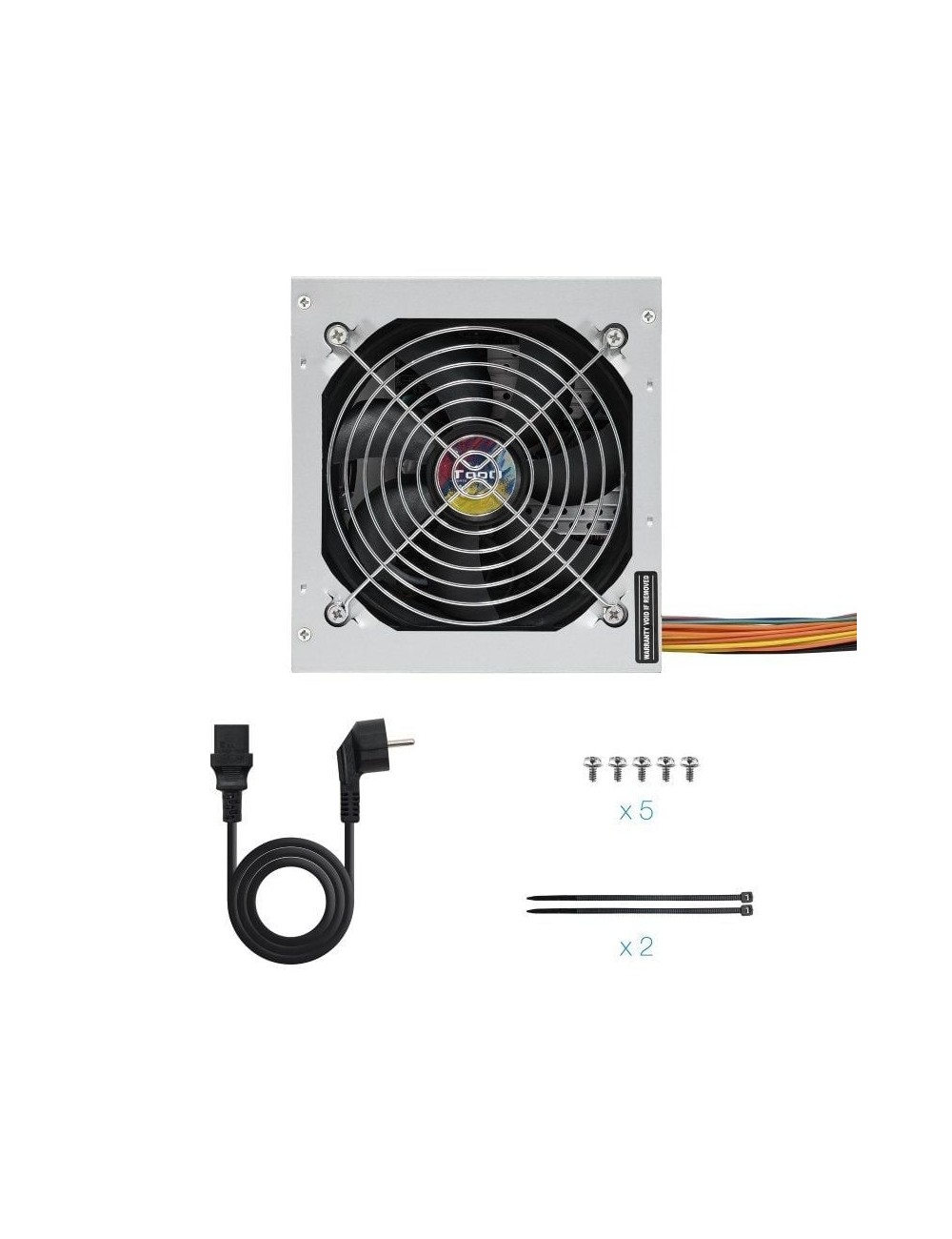 Fuente de Alimentación TooQ TQAPOLO-500SP/ 500W/ Ventilador 12cm