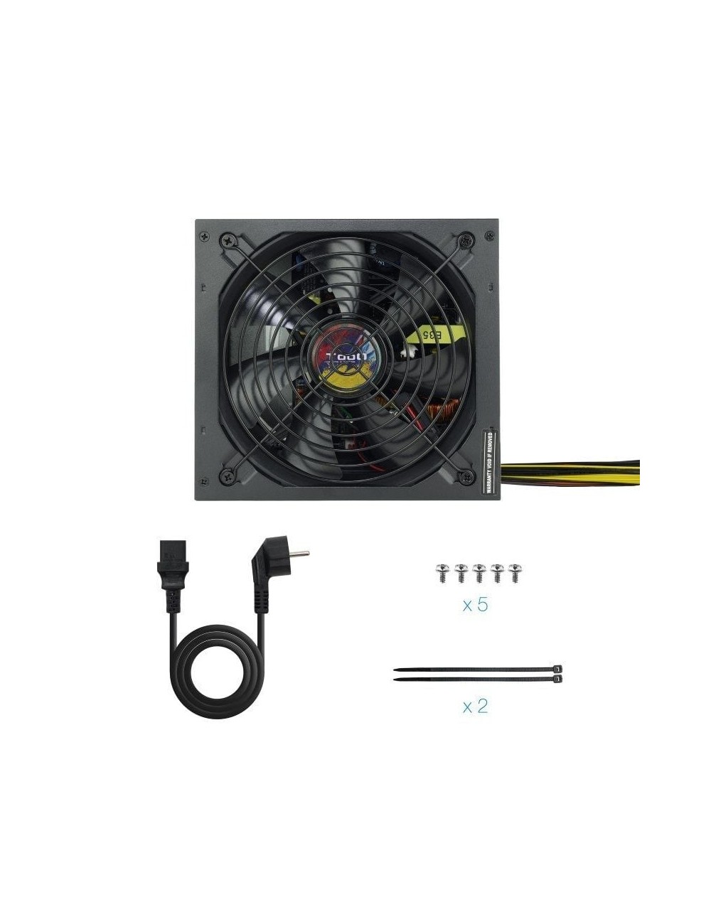 Fuente de Alimentación TooQ TQAPOLO-600SP/ 600W/ Ventilador 14cm