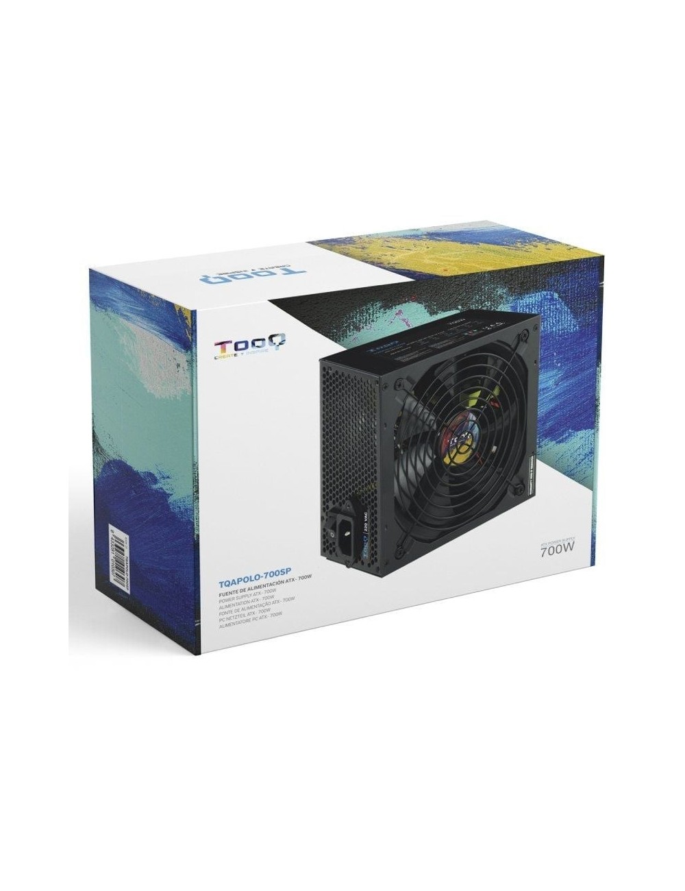 Fuente de Alimentación TooQ TQAPOLO-700SP/ 700W/ Ventilador 14cm