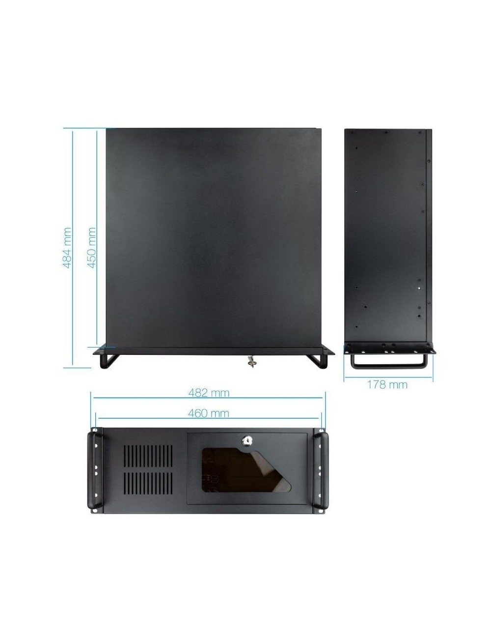 Caja Rack TooQ RACK-406N-USB3