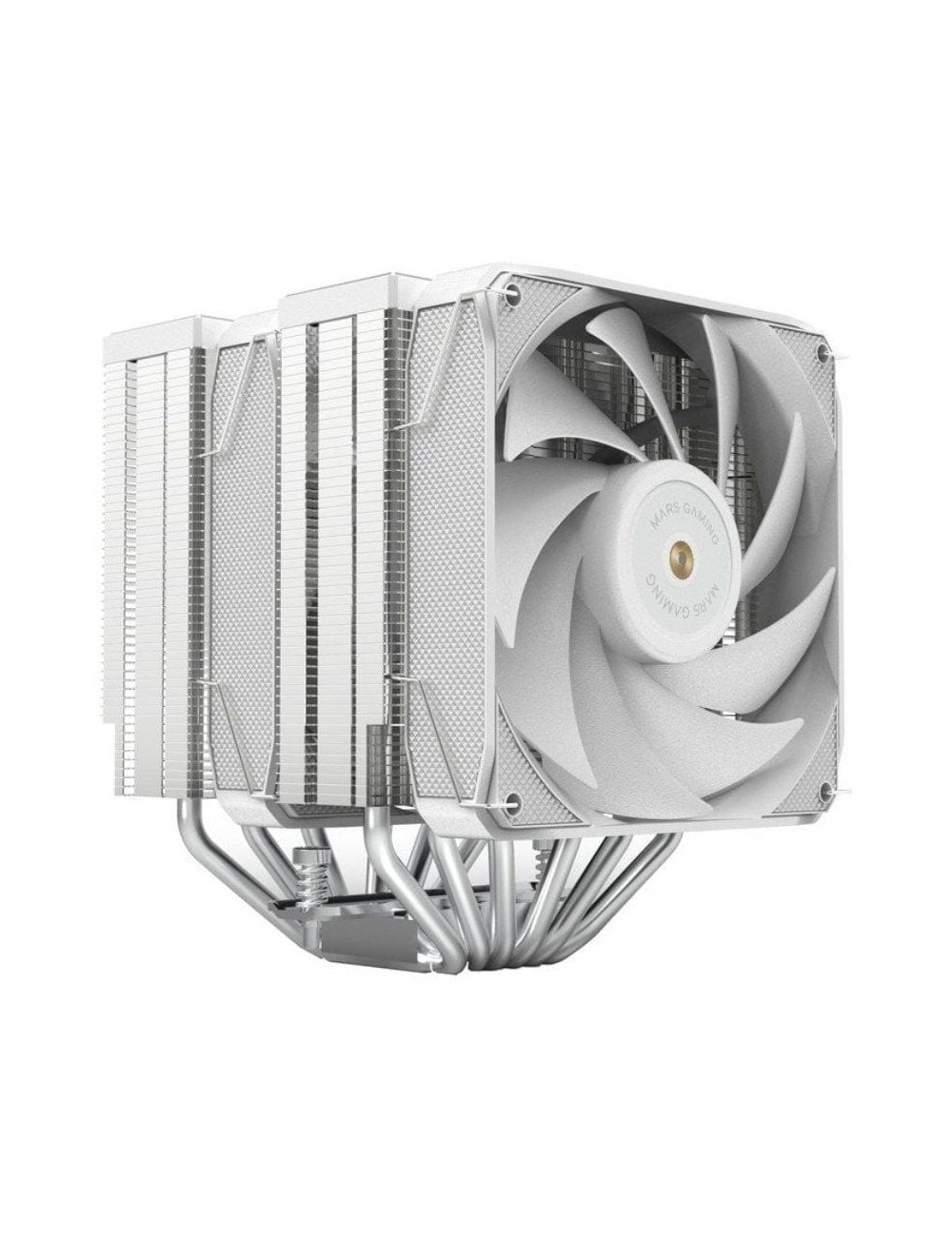 Ventilador con Disipador Mars Gaming MCPU-XU6/ 2x 12cm/ Blanco