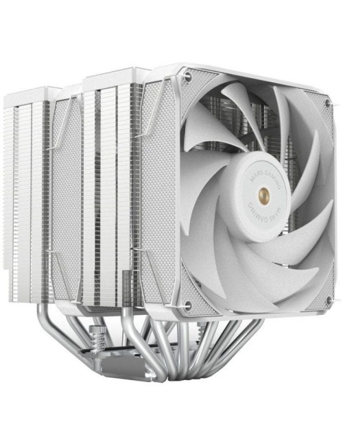 Ventilador con Disipador Mars Gaming MCPU-XU6/ 2x 12cm/ Blanco