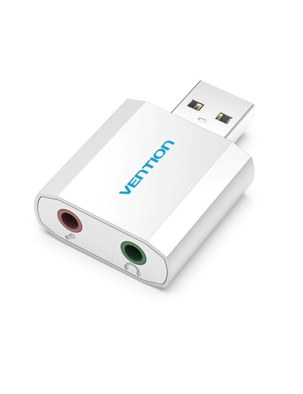 Tarjeta de Sonido Vention VAB-S13/ 2.1/ Plata