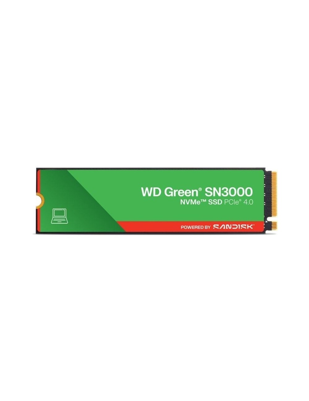 Disco SSD SanDisk WD Green SN3000 500GB/ M.2 2280 PCIe Gen4