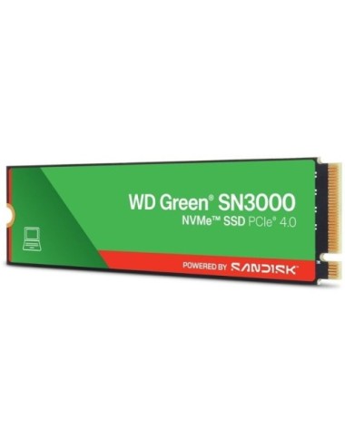 Disco SSD SanDisk WD Green SN3000 500GB/ M.2 2280 PCIe Gen4