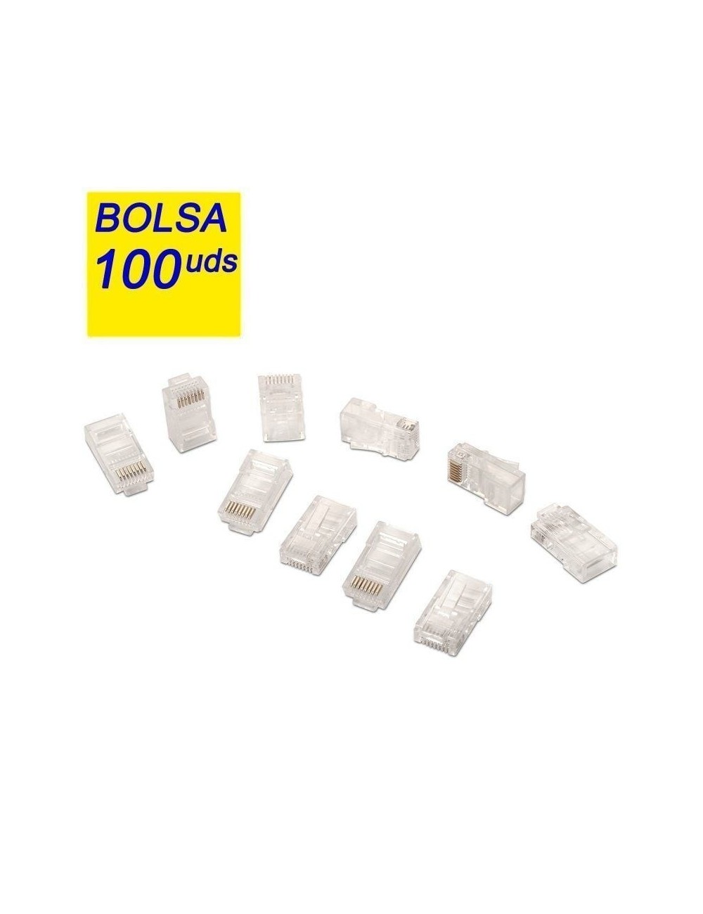 CONNECTORS RJ45 AISENS - CAT.5e - 100 uds ( A138-0292 )