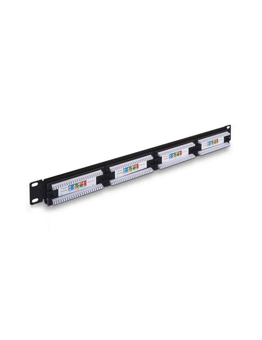 Patch Panel Aisens A141-0307/ 24 Puertos/ Cat.5e/ Altura 1U