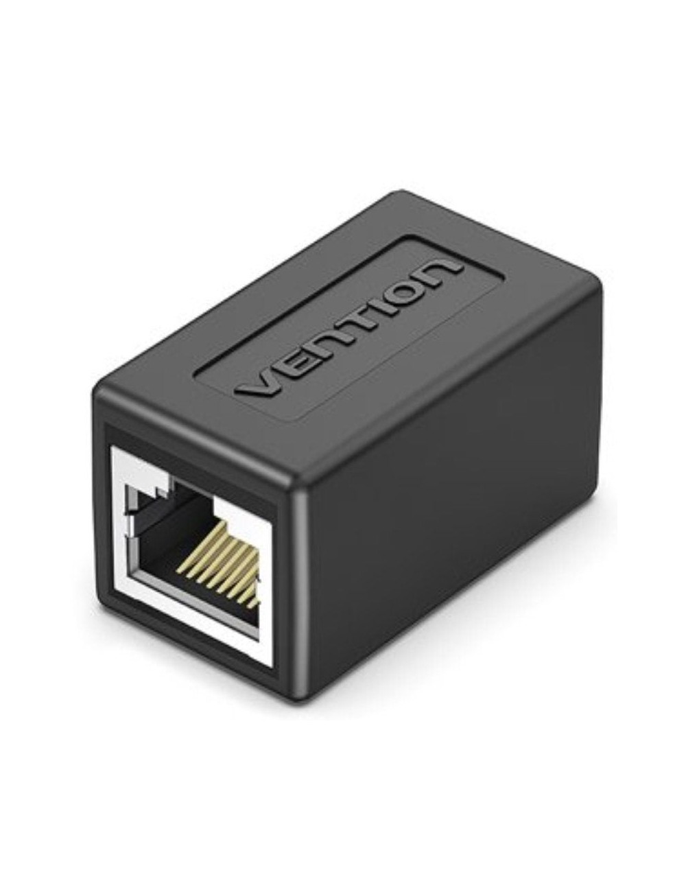 Adaptador Conector RJ45 Vention IPVB0-5/ Cat.6 FTP/ RJ45 Hembra - RJ45 Hembra/ 5 uds/ Negro