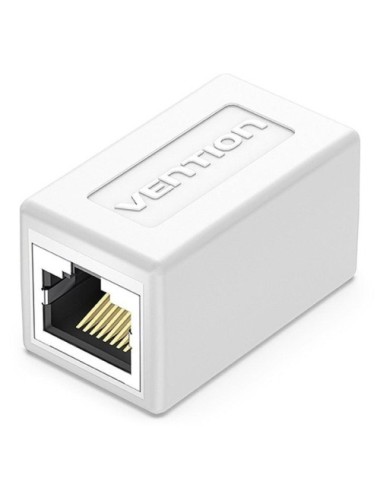 Adaptador Conector RJ45 IPVW0 Cat.6 FTP/ RJ45 Hembra - RJ45 Hembra/ Blanco