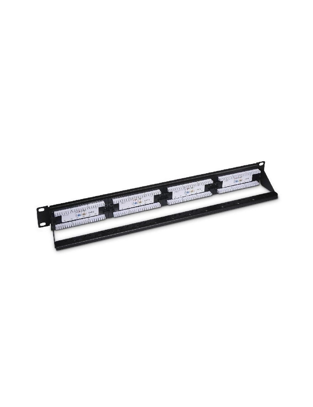 Patch Panel Aisens A141-0509/ 24 Puertos/ Cat.6/ Altura 1U/ Gestión de Cables