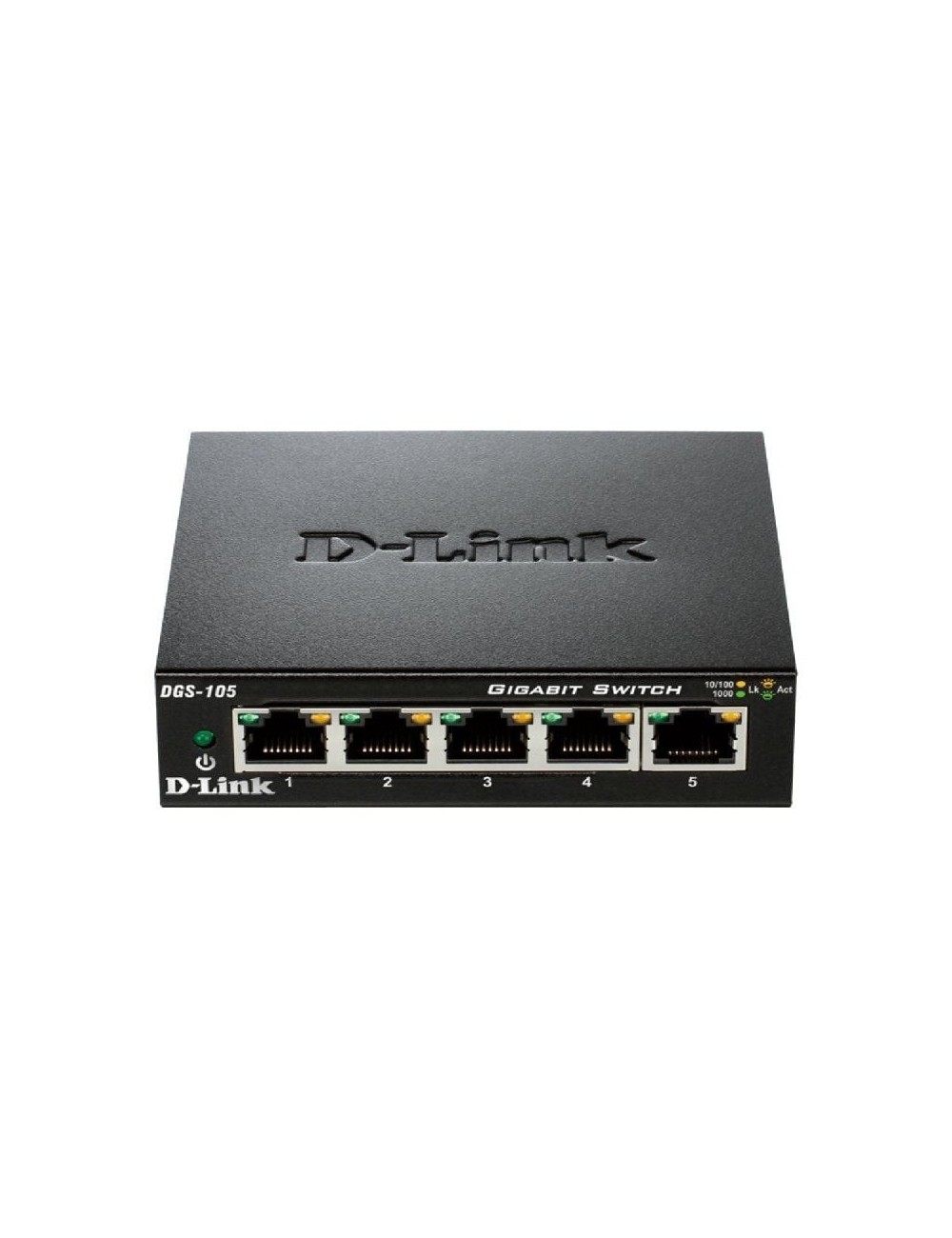 Switch D-Link DGS-105 5 Puertos/ RJ-45 10/100/1000