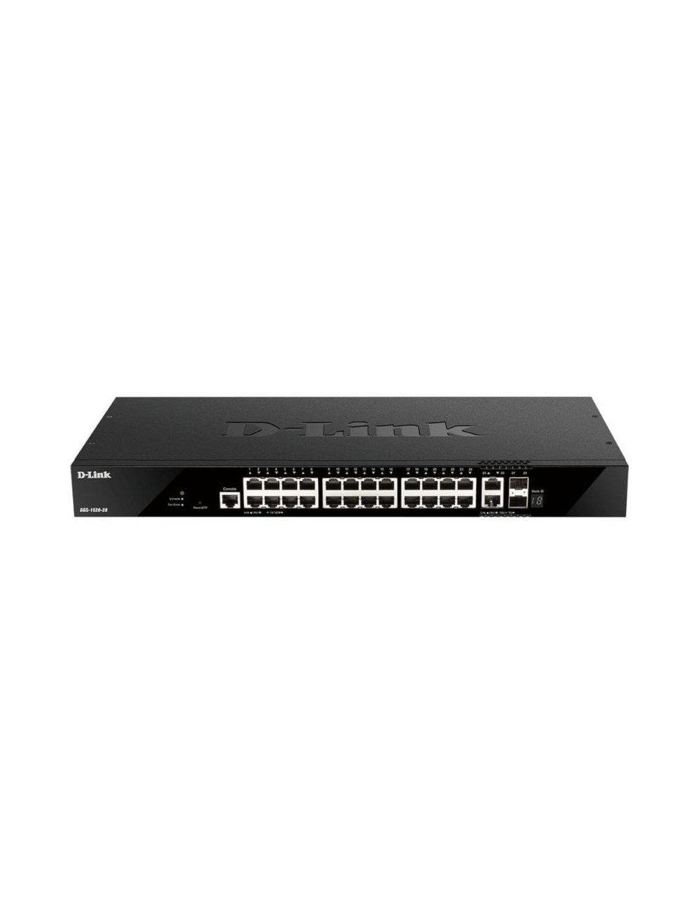 Switch Gestionable D-Link DGS-1520-28/E 24 Puertos/ RJ-45 10/100/1000/ SFP