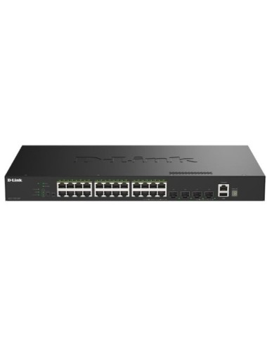 Switch Gestionable D-Link DGS-1530-28P/E 24 Puertos/ RJ-45 10/100/1000/ PoE/ SFP