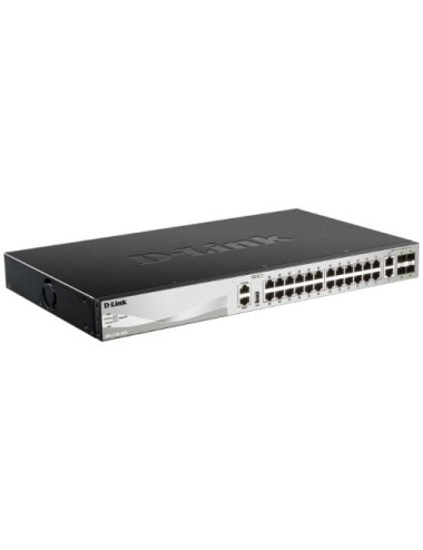 Switch Gestionable D-Link DGS-3130-30S/E 28 Puertos/ RJ-45 10/100/1000/ SFP