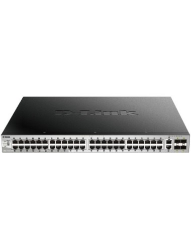 Switch Gestionable D-Link DGS-3130-54PS/E 50 Puertos/ RJ-45 10/100/1000/ SFP/ PoE