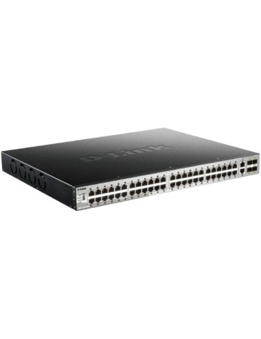 Switch Gestionable D-Link DGS-3130-54PS/E 50 Puertos/ RJ-45 10/100/1000/ SFP/ PoE