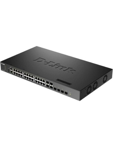 Switch Gestionable D-Link DXS-3410-32XY 24 Puertos/ RJ-45 10Gbps/ SFP/ PoE