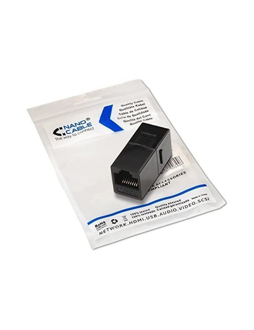 Adaptador RJ45 Nanocable 10.21.0501/ Cat.6