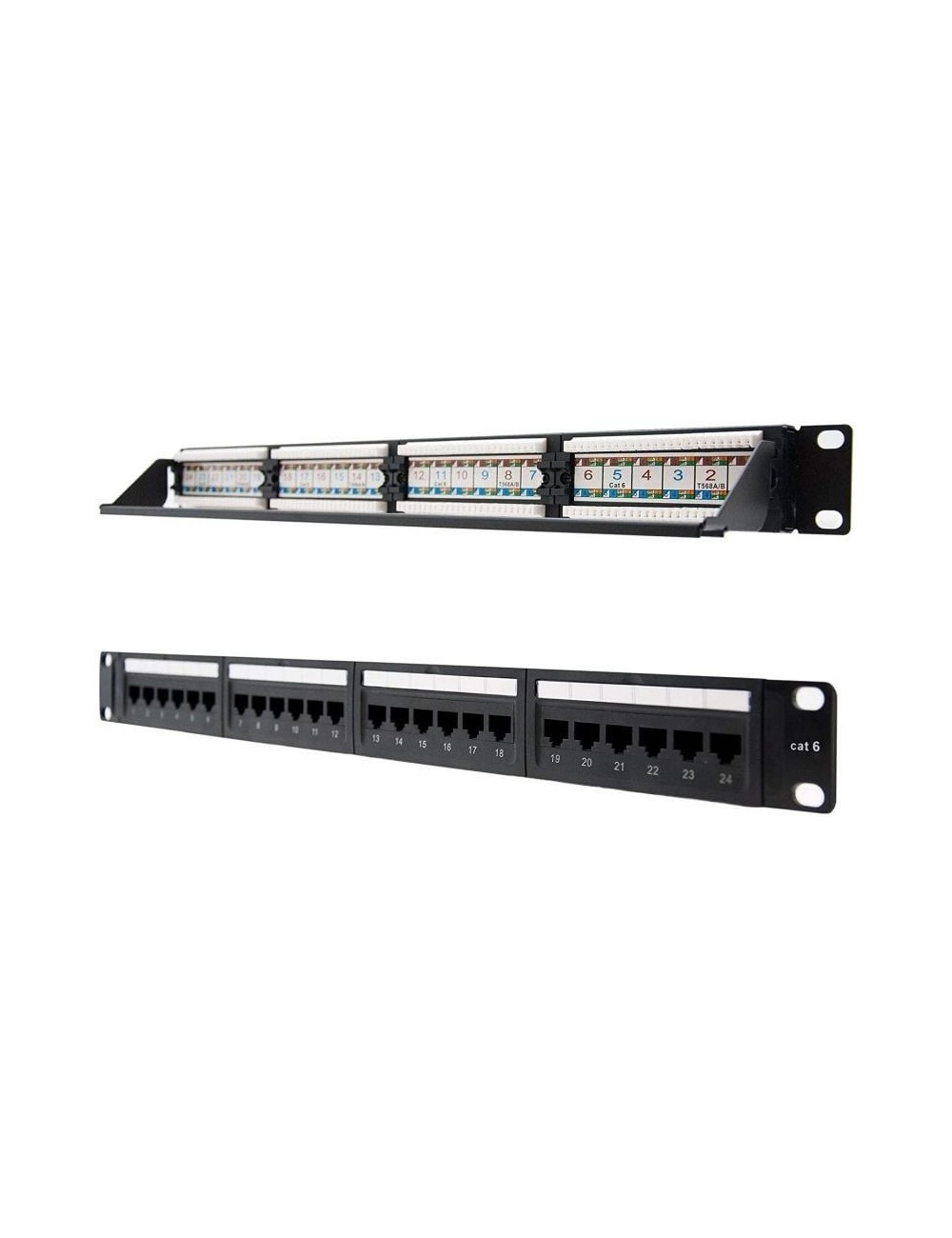 Patch Panel Nanocable 10.21.3124/ 24 Puertos/ Cat.6/ Altura 1U