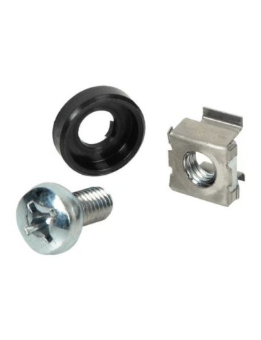Kit de tornillos para rack Phasak PP 9100/ 10 unidades/ Incluye Tornillos + Tuercas + Arandelas