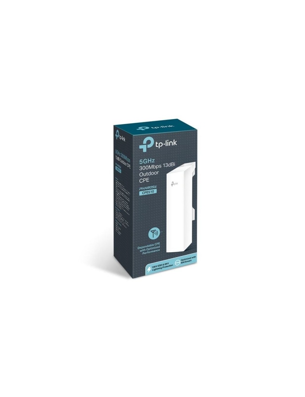 Punto de Acceso Inalámbrico TP-Link CPE510 PoE 300Mbps/ 5GHz/ Antena de 13dBi/ WiFi 802.11n/a