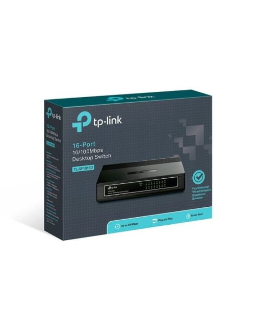 SWITCH TP-LINK 16 PORTS 10/100 MBPS TL-SF1016D(1730502074)