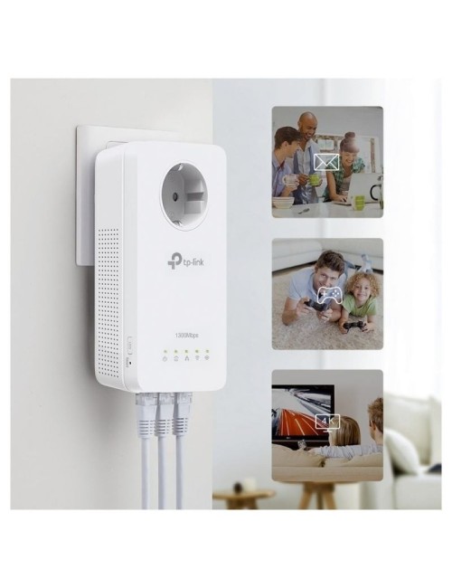 KIT ADAPTADOR PLC TP-LINK 1300MBIT/S ETHERNET 2 PECES BLANC ( TL-WPA8631P KIT )