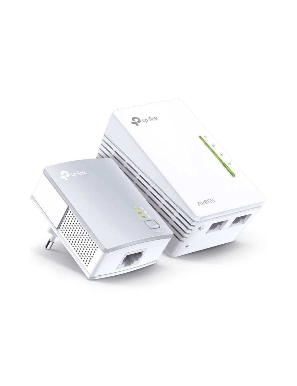 Adaptador Powerline TP-Link WPA4221KIT 600Mbps/ Alcance 300m/ Pack de 2
