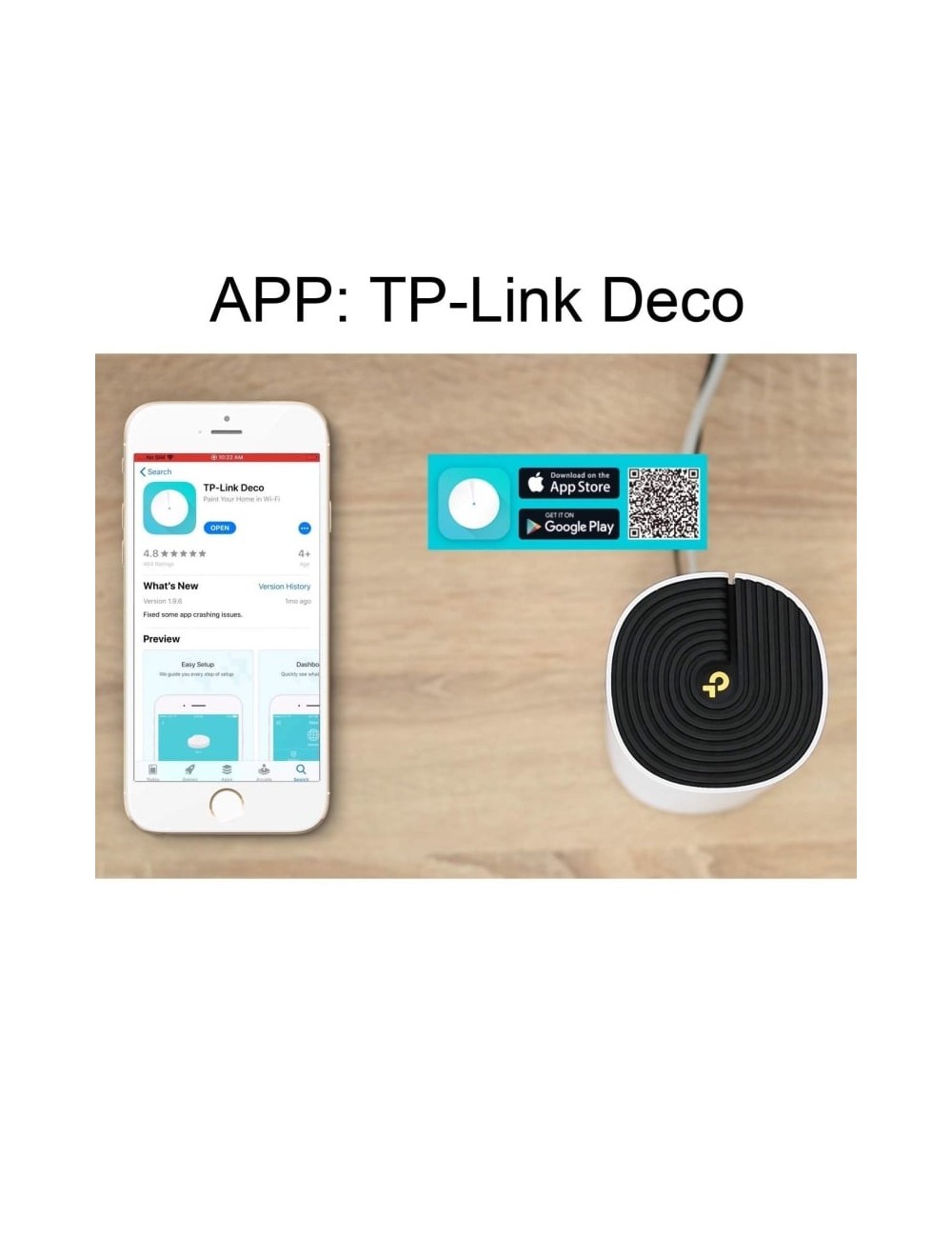 Sistema Mesh TP-Link Deco E4 1200Mbps/ 2.4GHz 5GHz/ Pack de 3