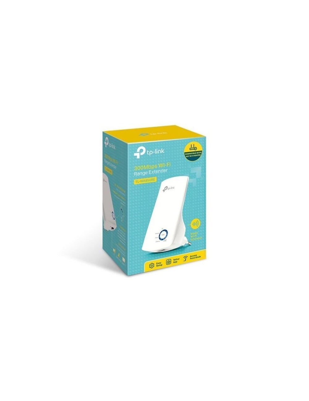 Repetidor Inalámbrico TP-Link TL-WA850RE 300Mbps/ 2 Antenas Internas